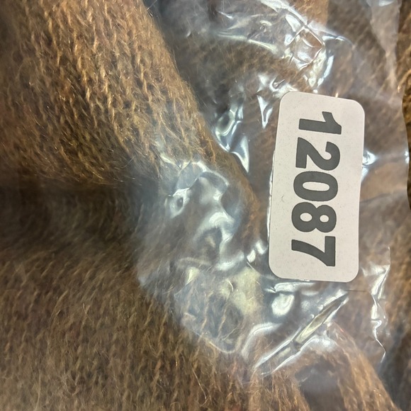 Vtg 60s Brent Montgomery Ward Wool Mohair Sweater Mens XL Fuzzy Grunge Cobain - Picture 8 of 8